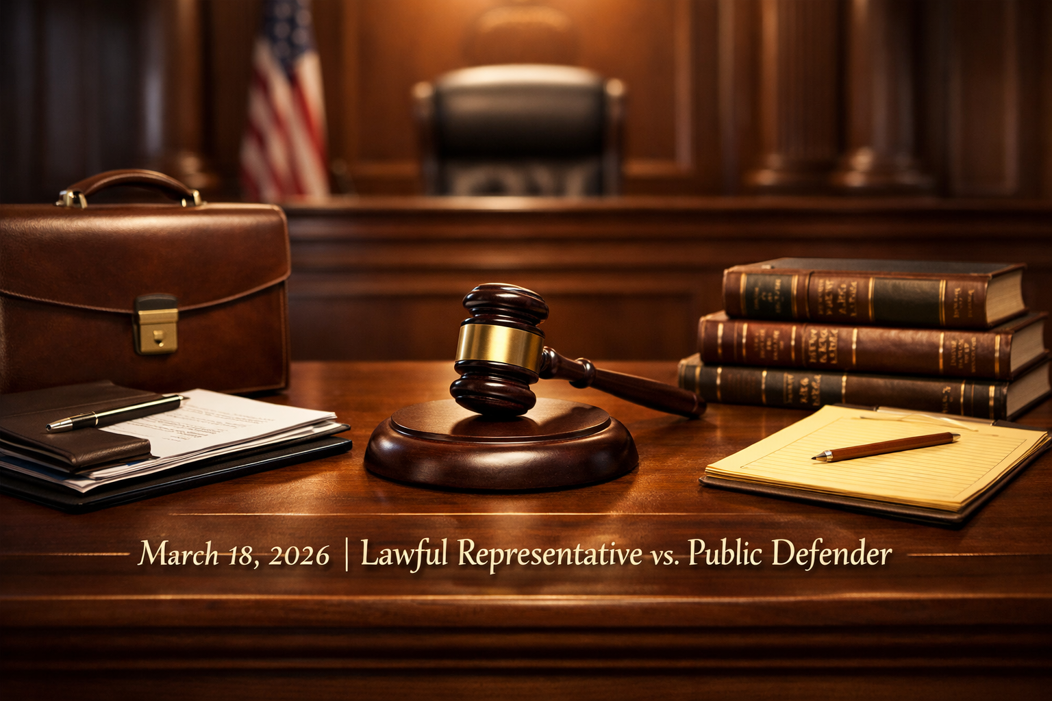 March 18, 2026 | Lawful Representative vs. Public Defender.