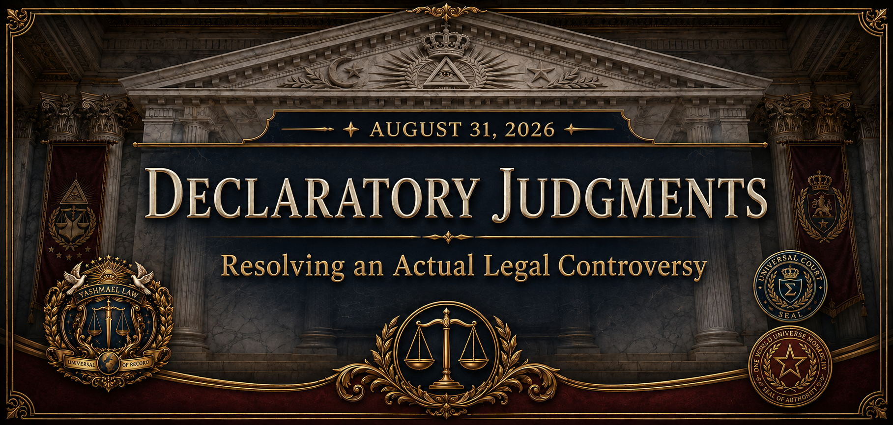 August 31, 2026 | Declaratory Judgments- Resolving an Actual Legal Controversy.